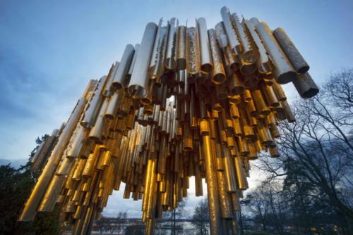 Monument to Sibelius in Helsinki